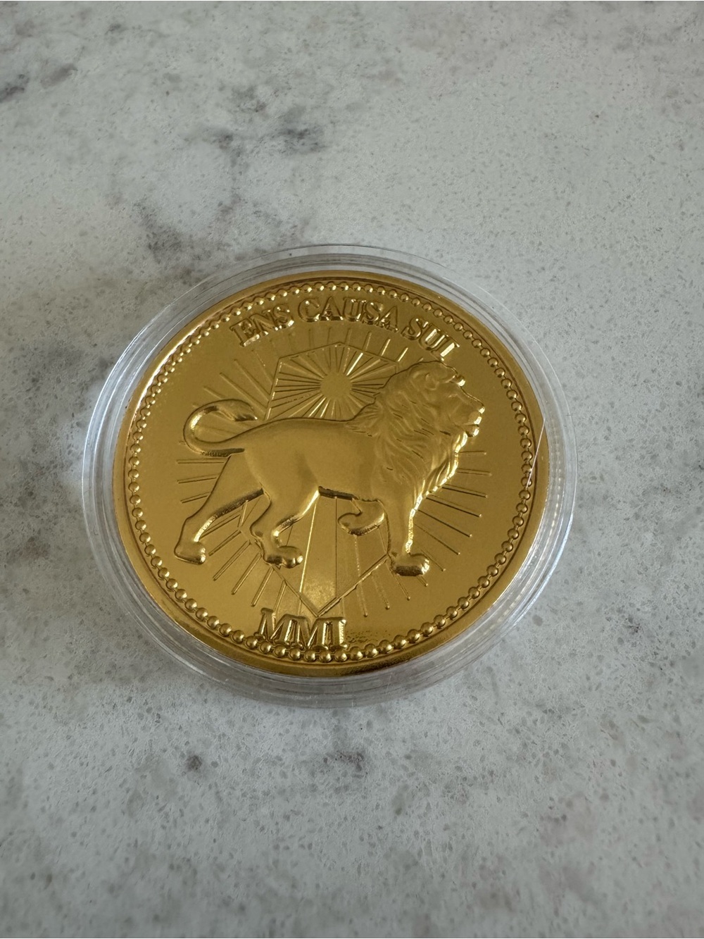 John Wick Continental gold coin